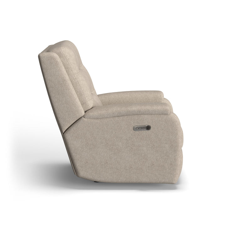 Arlo Fabric Power Recliner with Power Headrest &amp; Lumbar