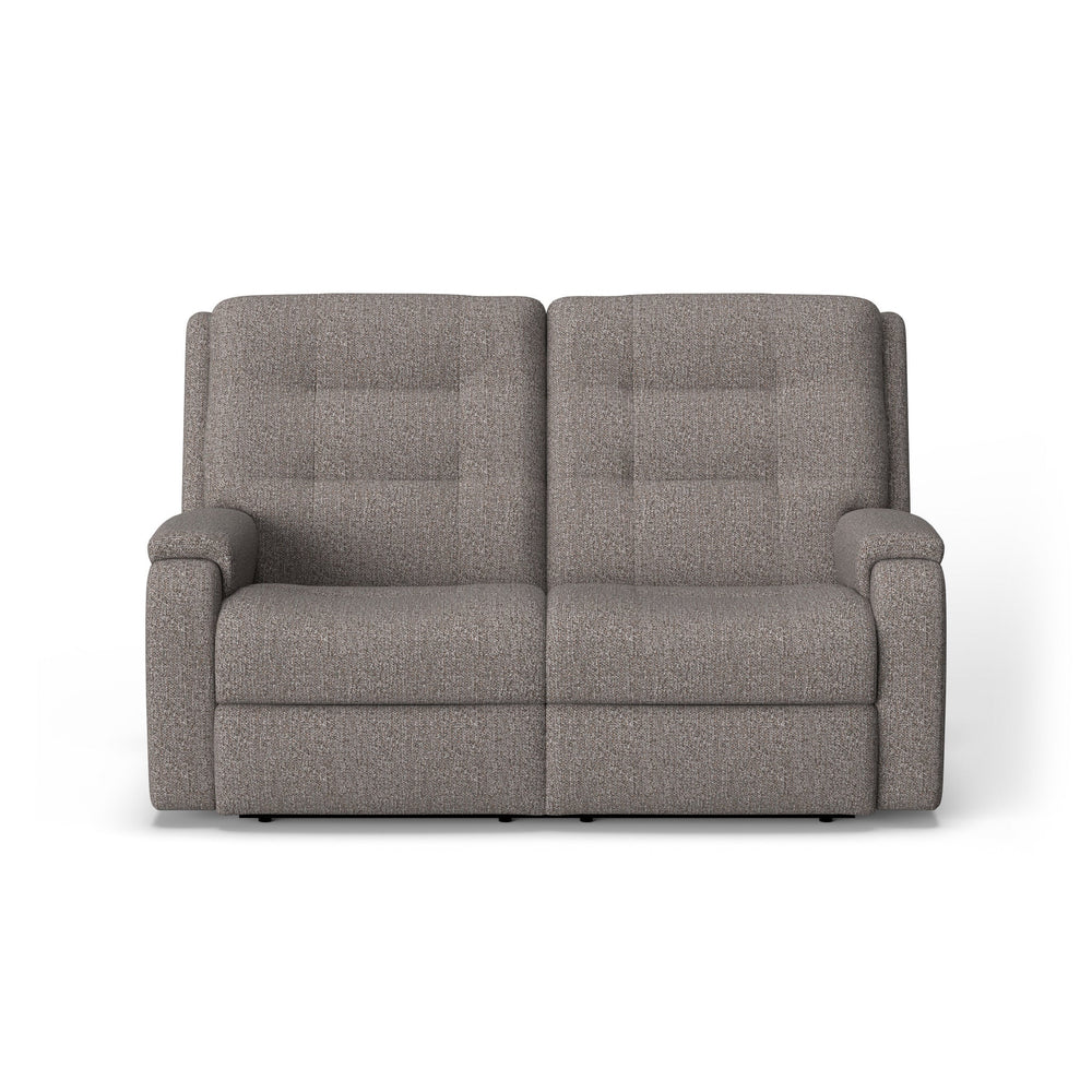 Arlo Fabric Power Reclining Loveseat with Power Headrests & Lumbar