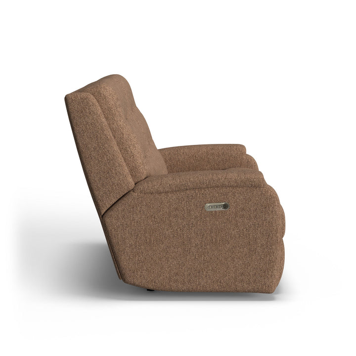 Arlo Fabric Power Reclining Loveseat with Power Headrests &amp; Lumbar