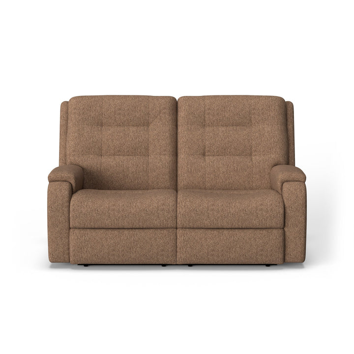 Arlo Fabric Power Reclining Loveseat with Power Headrests &amp; Lumbar