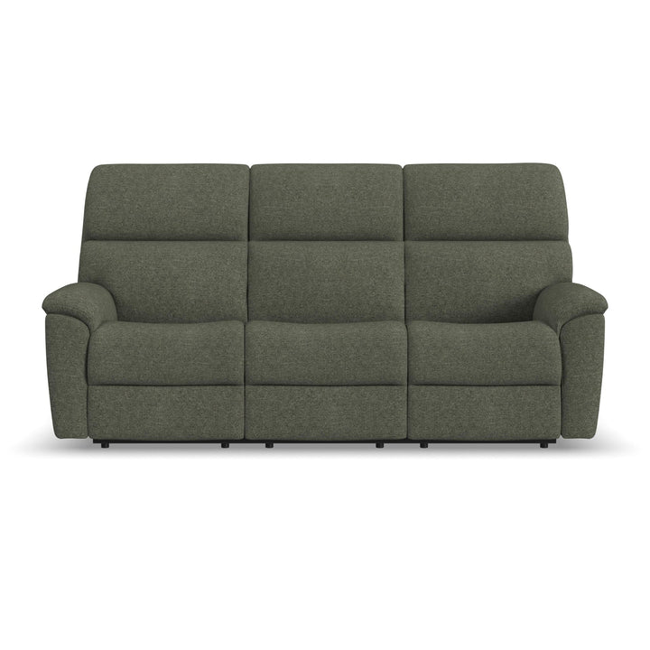Porter Fabric Power Reclining Sofa with Console, Power Headrest, &amp; Lumbar