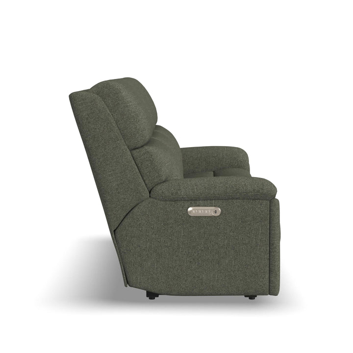 Porter Fabric Power Reclining Sofa with Console, Power Headrest, &amp; Lumbar