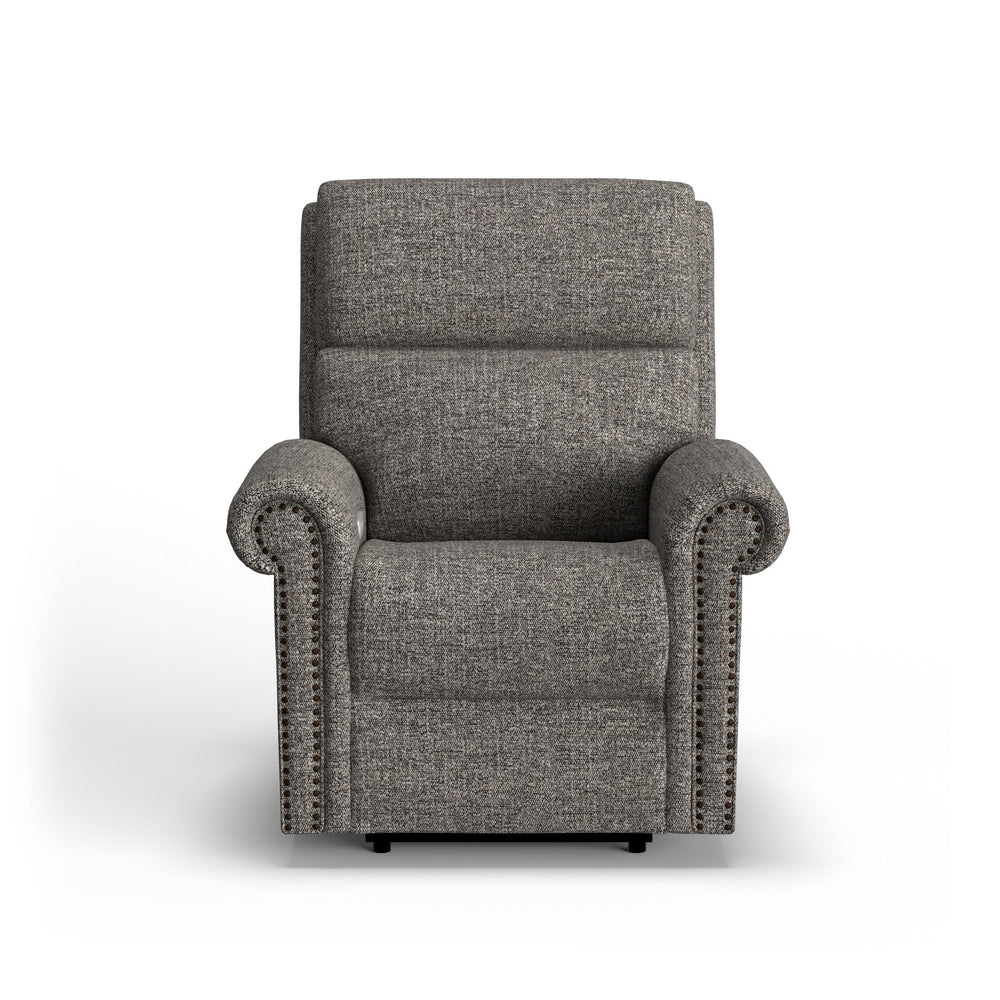 Bernard Fabric Power Recliner with Power Headrest & Lumbar