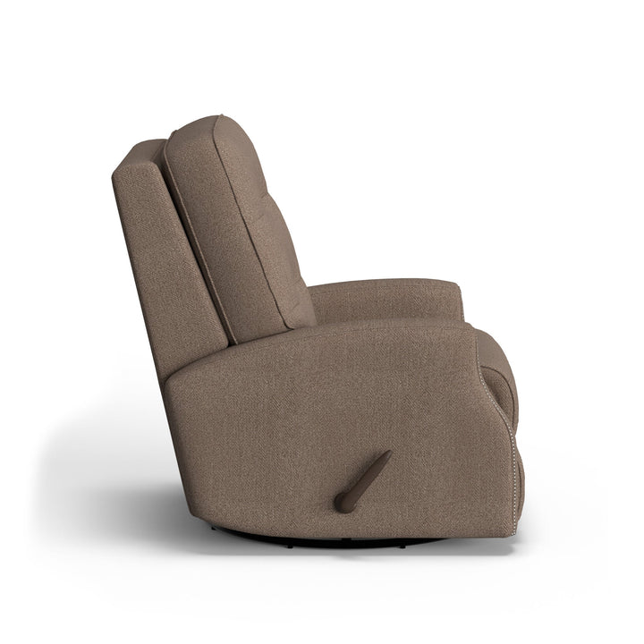 Devon Fabric Swivel Gliding Recliner