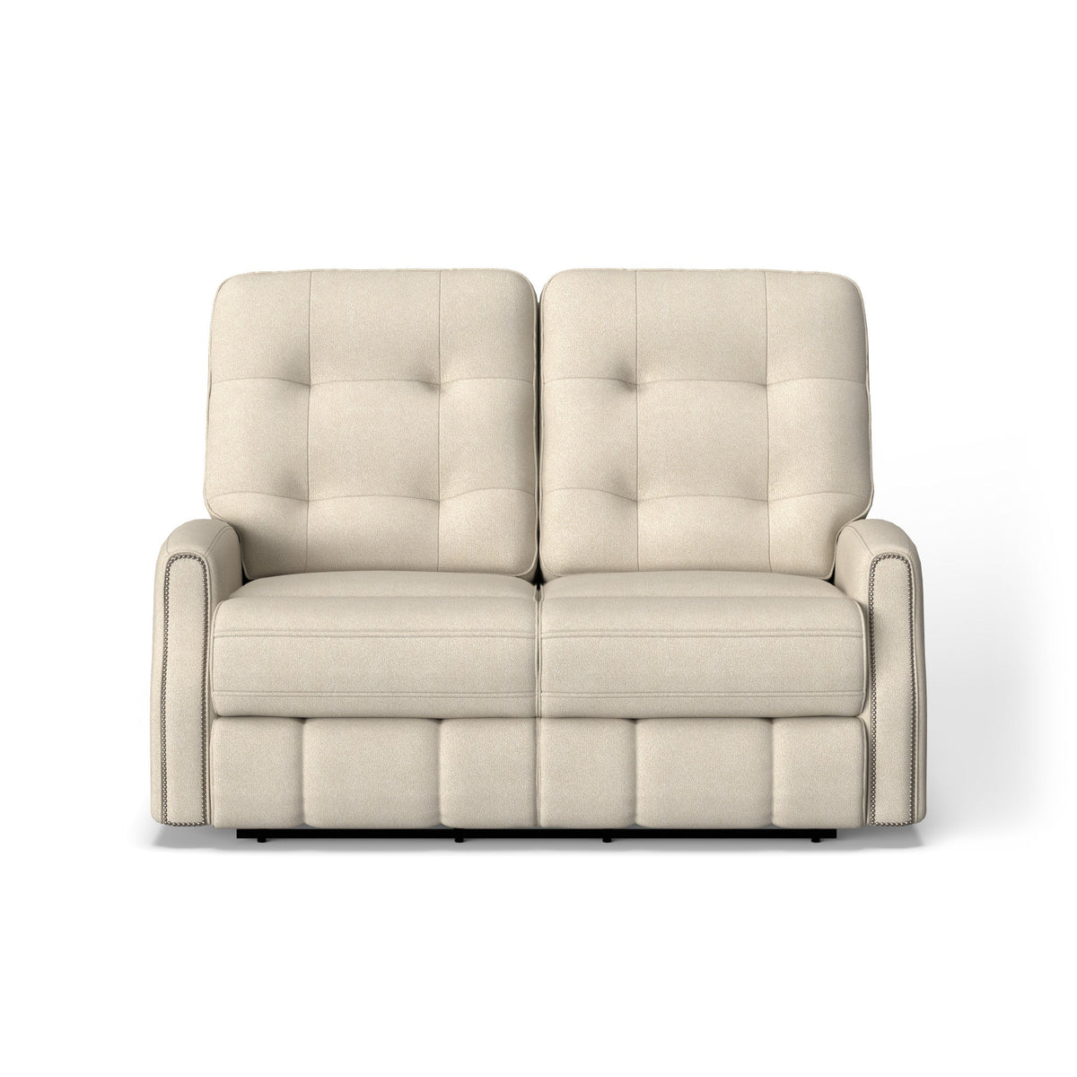Devon Fabric Power Reclining Loveseat with Power Headrests