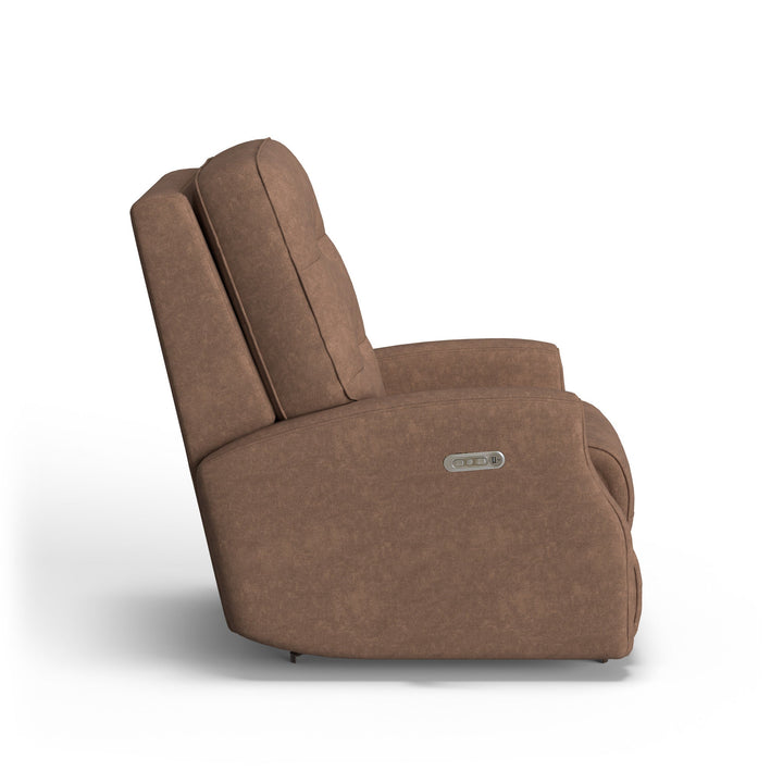 Devon Fabric Power Rocking Recliner with Power Headrest