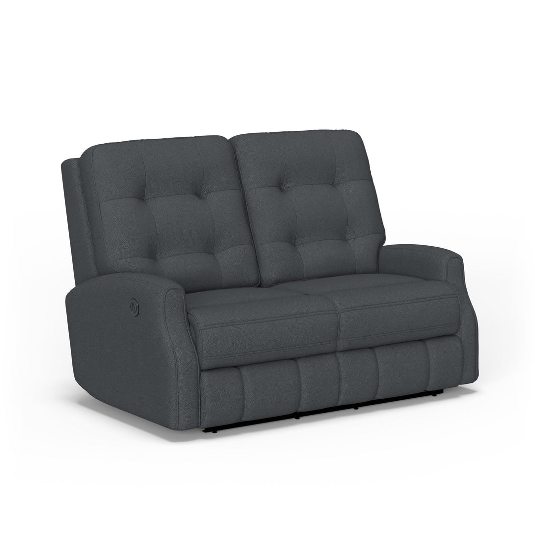 Devon Fabric Power Reclining Loveseat