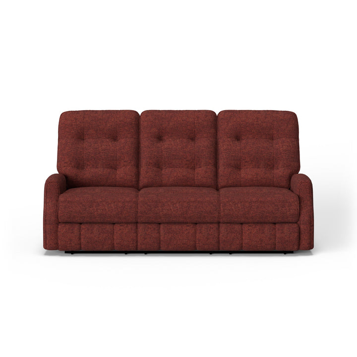 Devon Fabric Power Reclining Sofa with Power Headrests