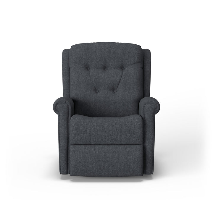 Minnie Fabric Power Rocking Recliner with Power Headrest
