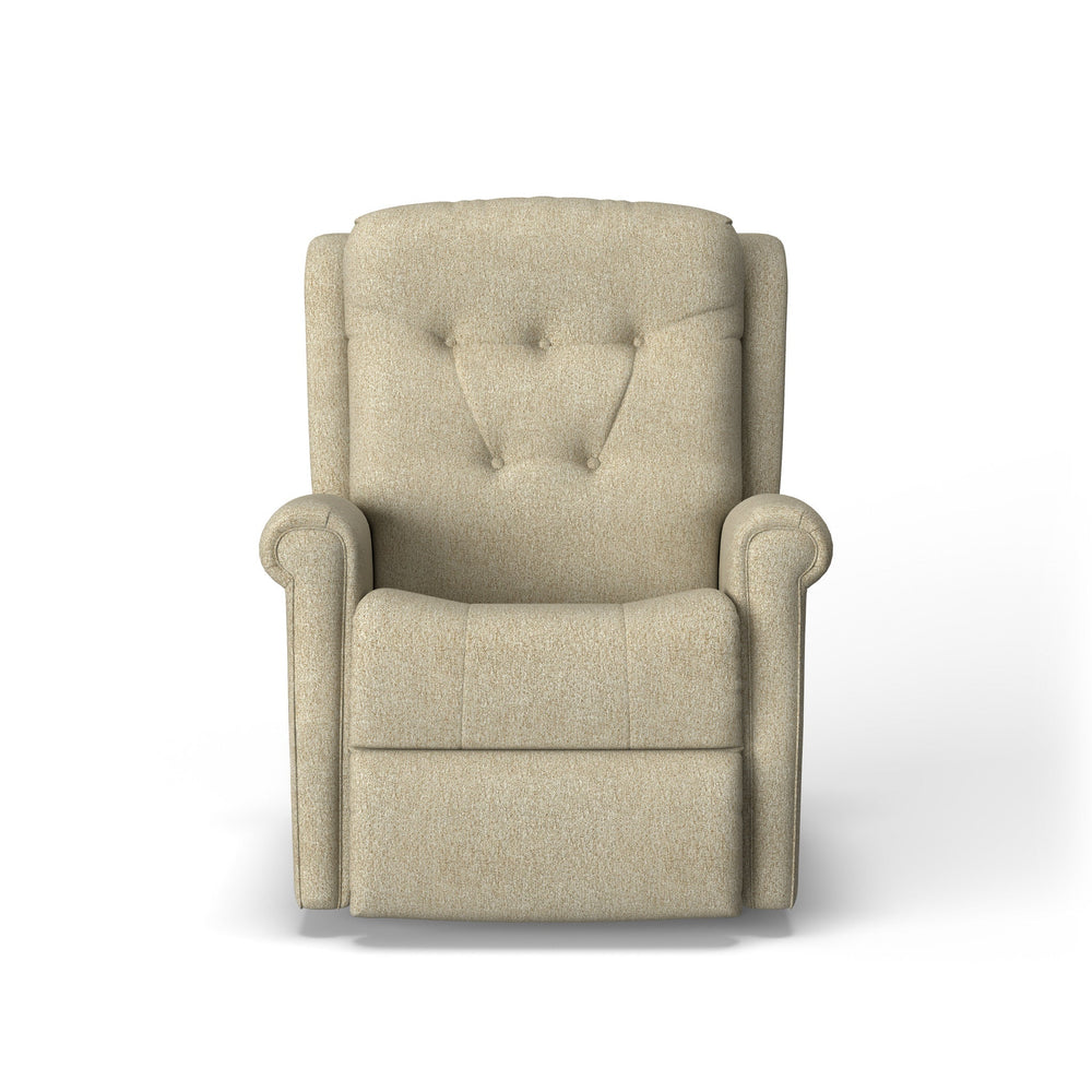 Minnie Fabric Power Rocking Recliner with Power Headrest