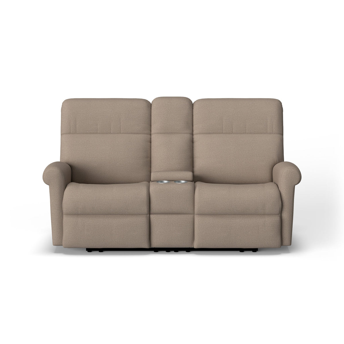 Davis Fabric Power Reclining Loveseat with Console