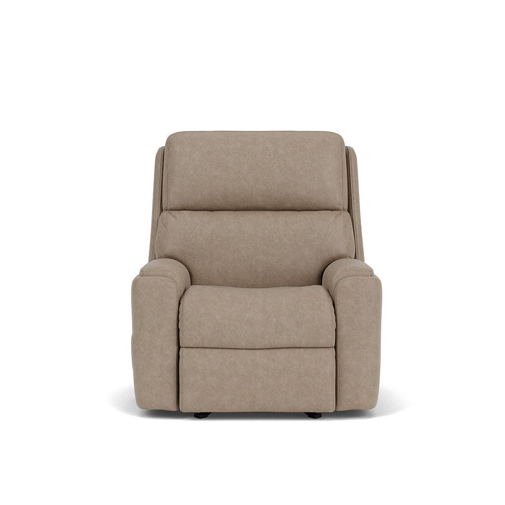 Rio Fabric Power Rocking Recliner with Power Headrest