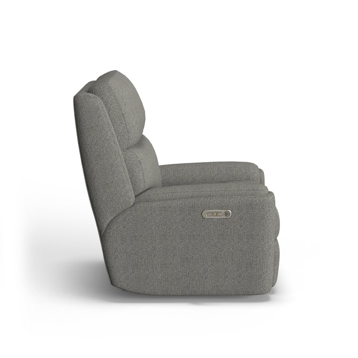 Rio Fabric Power Rocking Recliner with Power Headrest