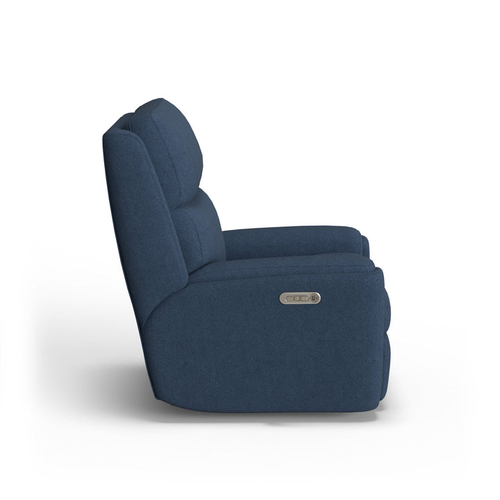 Rio Fabric Power Rocking Recliner with Power Headrest