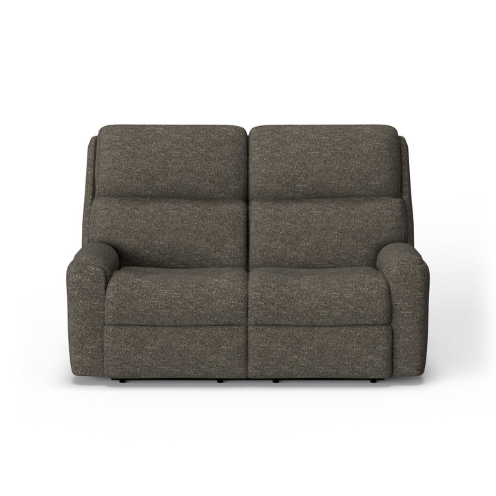 Rio Fabric Power Reclining Loveseat with Power Headrests