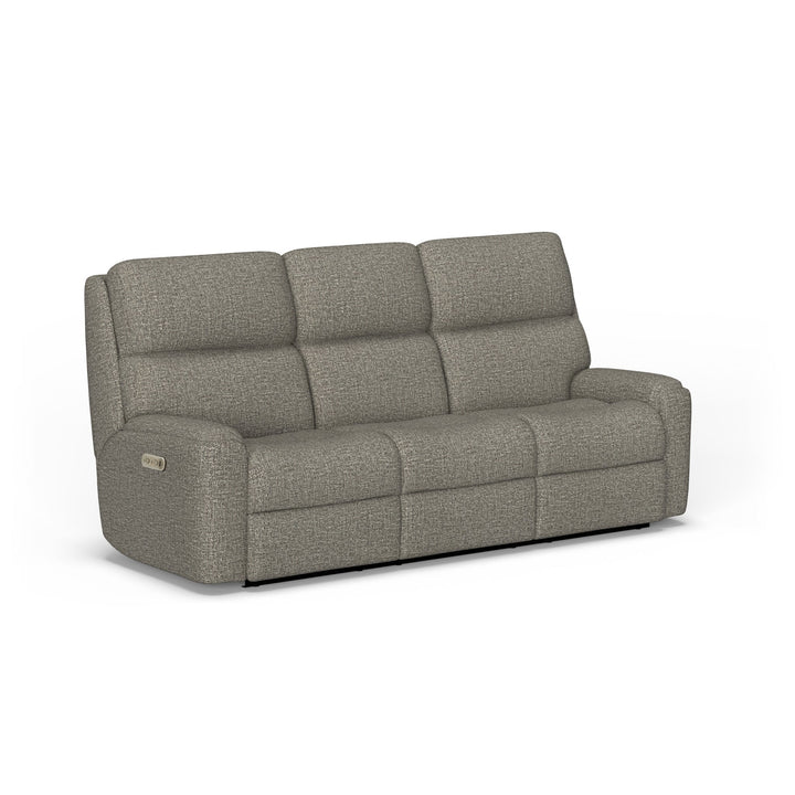 Rio Fabric Power Reclining Sofa with Power Headrests