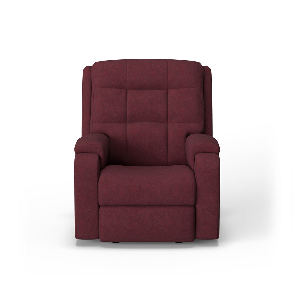 Arlo Leather Power Rocking Recliner with Power Headrest