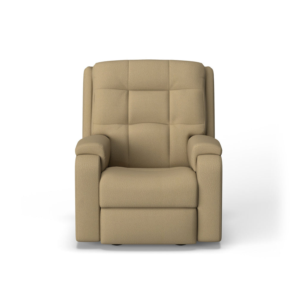 Arlo Leather Power Rocking Recliner with Power Headrest