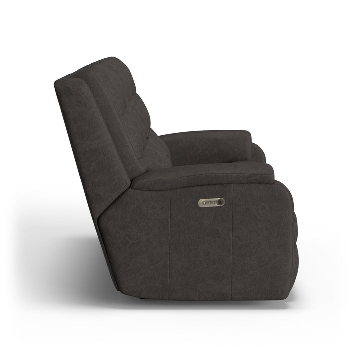 Arlo Leather Power Reclining Sofa with Power Headrests &amp; Lumbar