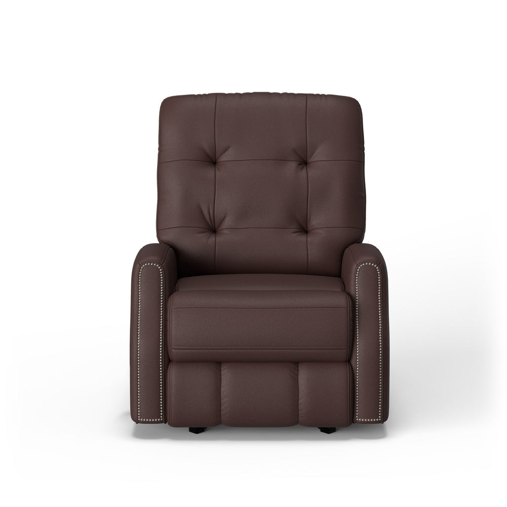 Devon Leather Power Rocking Recliner