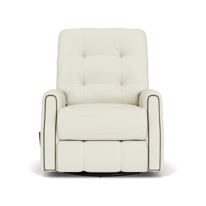 Devon Leather Swivel Gliding Recliner