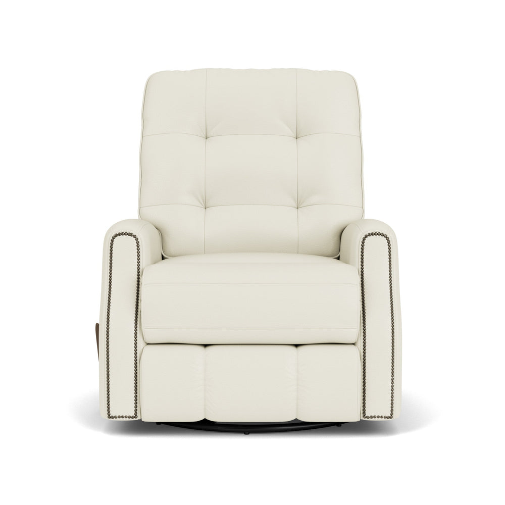 Devon Leather Swivel Gliding Recliner