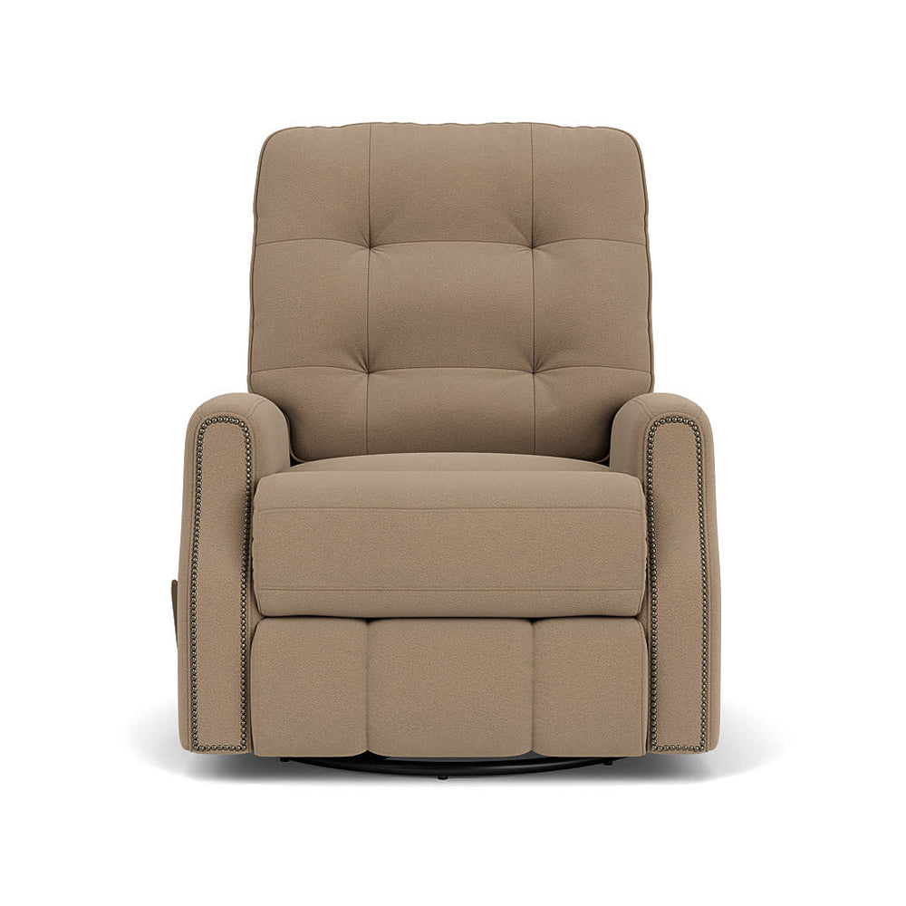 Devon Leather Swivel Gliding Recliner