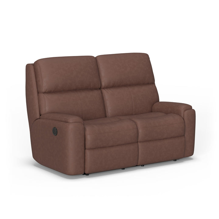 Rio Leather Power Reclining Loveseat