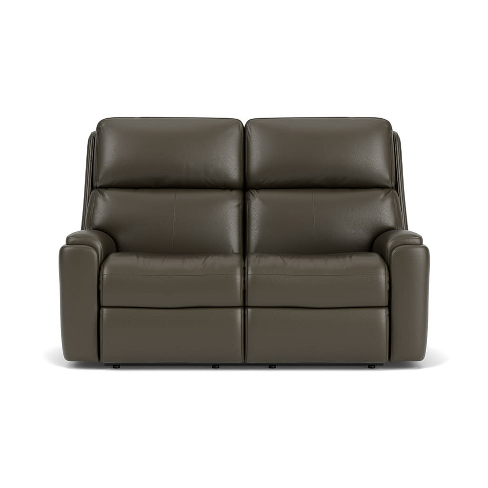 Rio Leather Reclining Loveseat