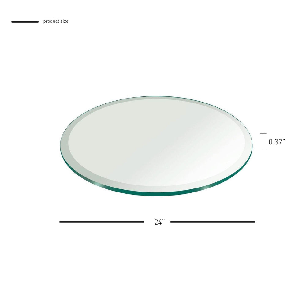 Round Glass Top - 24"