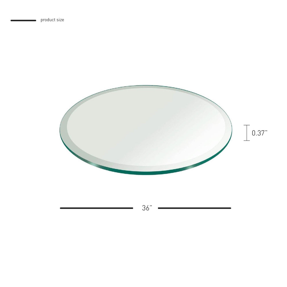 Round Glass Top - 36"