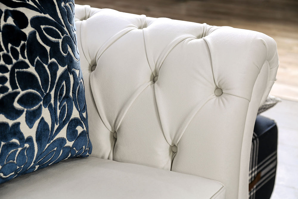 Antoinette Chesterfield Velvet Sofa with Tufted Back & Camelback Design - alternate view 5