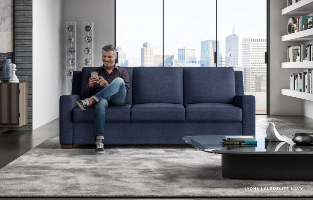 Lyons Queen Plus Comfort Sleeper by American Leather