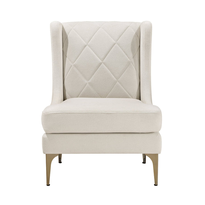 Savoy Taupe Accent Chair - front