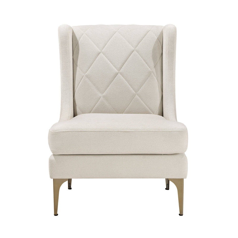 Savoy Taupe Accent Chair - front