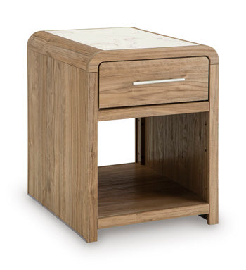 Dovander End Table - White