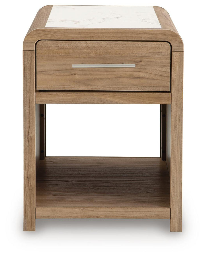 Dovander End Table - White