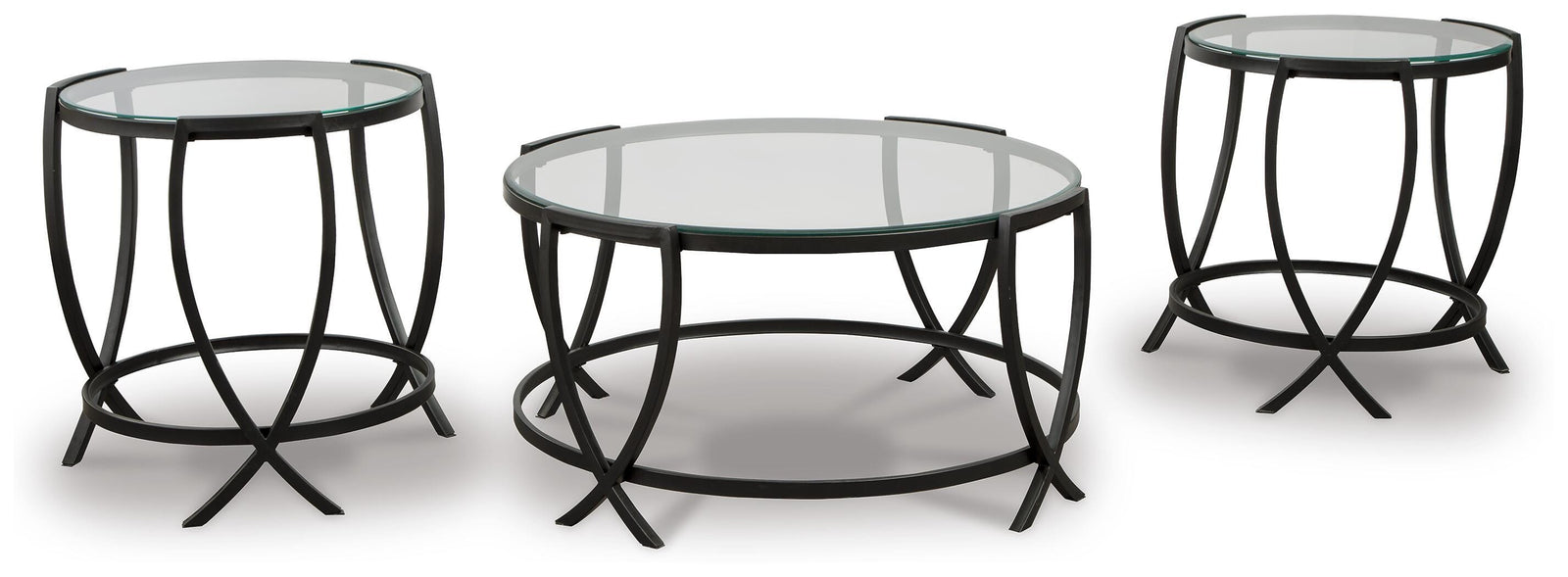 Tarrin Table (Set of 3) - Black (1)