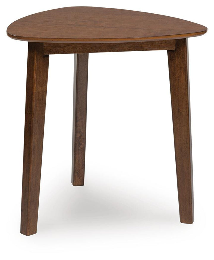 Lyncott Table (Set of 3) - Dark Brown (4)