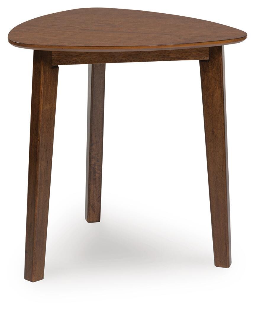 Lyncott Table (Set of 3) - Dark Brown (4)