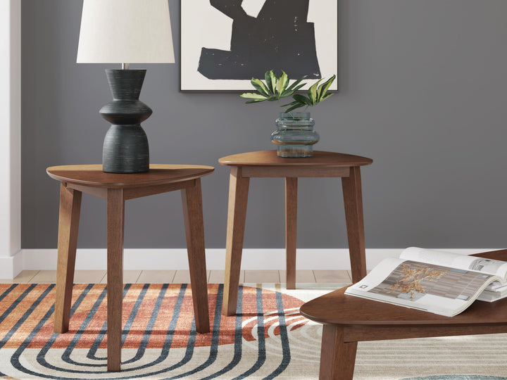 Lyncott Table (Set of 3) - Dark Brown (12)
