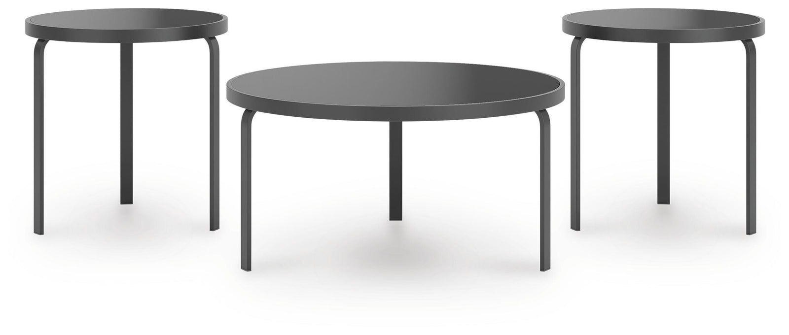 Dorylin Table (Set of 3) - Black (1)