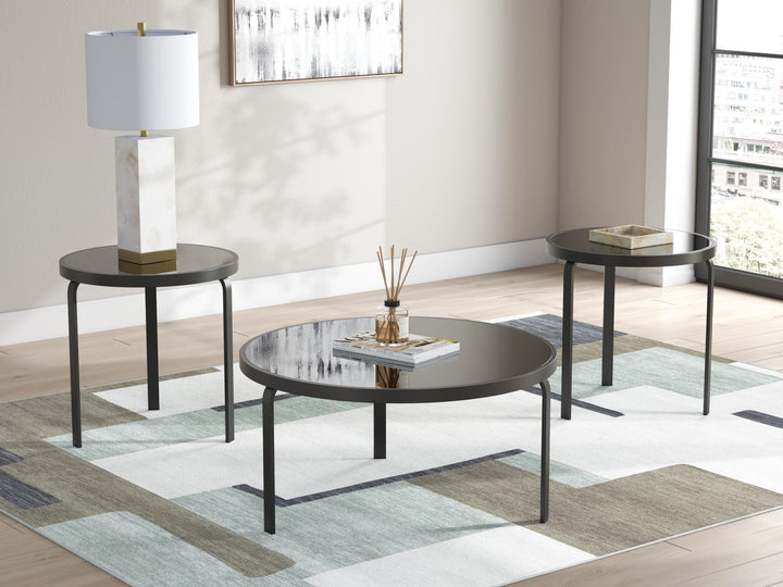 Dorylin Table (Set of 3) - Black (2)