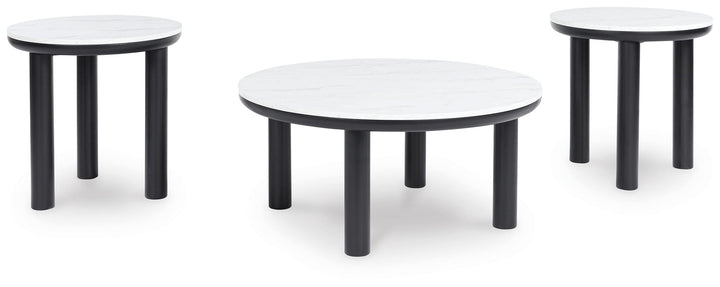 Xandrum Table (Set of 3) - Black (1)