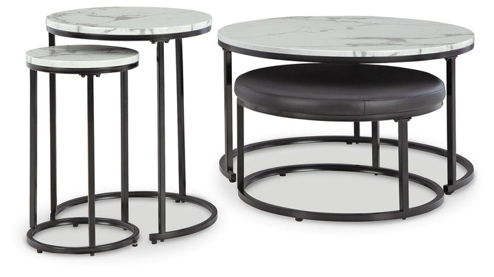Jusmour Table (Set of 4) - Black (3)