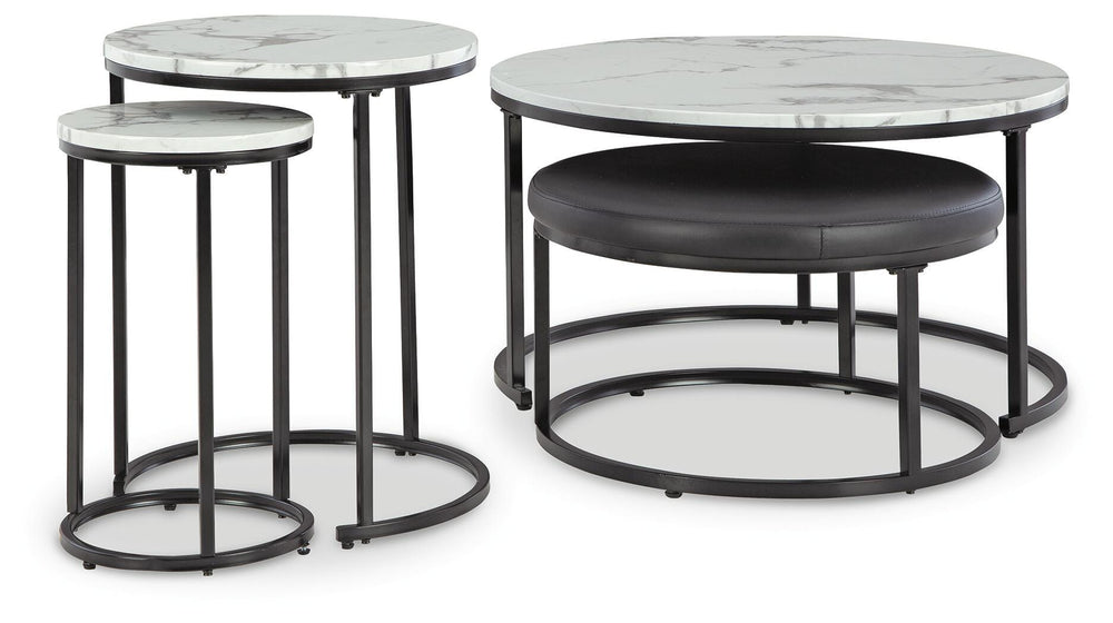 Jusmour Table (Set of 4) - Black (3)