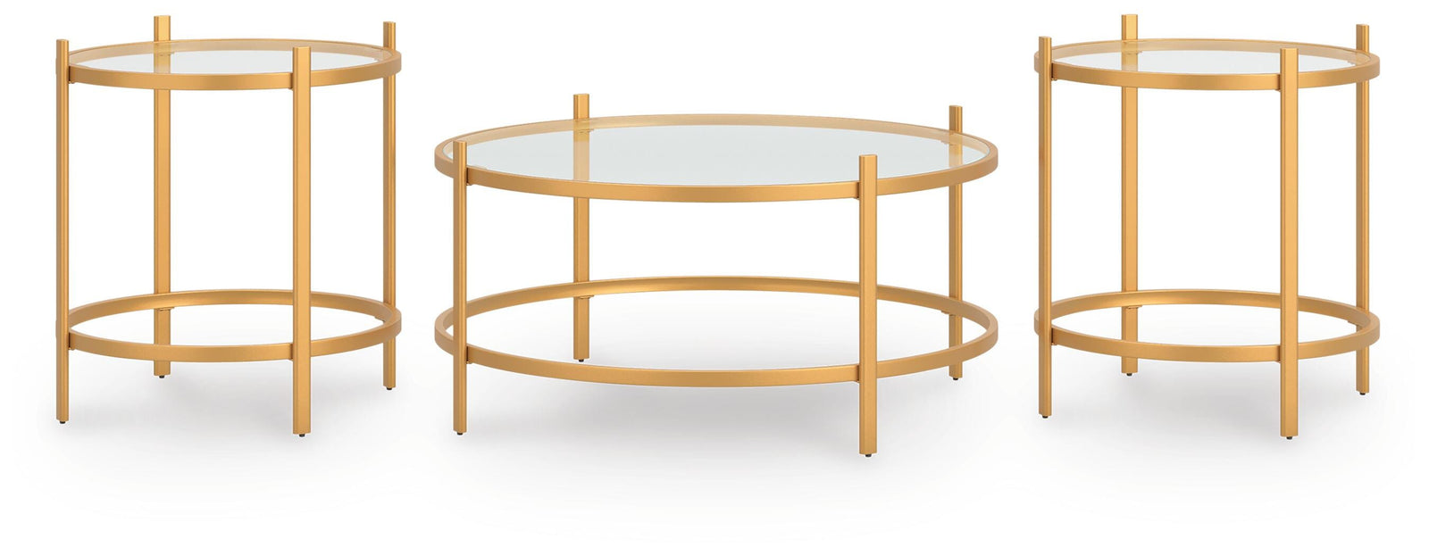 Pearlox Table (Set of 3) - Gold (1)