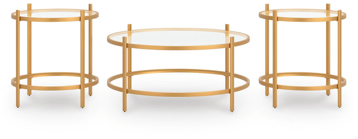 Pearlox Table (Set of 3) - Gold (3)