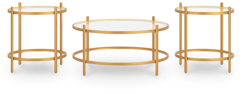 Pearlox Table (Set of 3) - Gold (3)