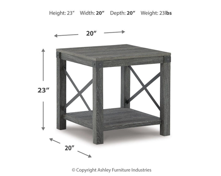Freedan End Table - Dark Gray (6)